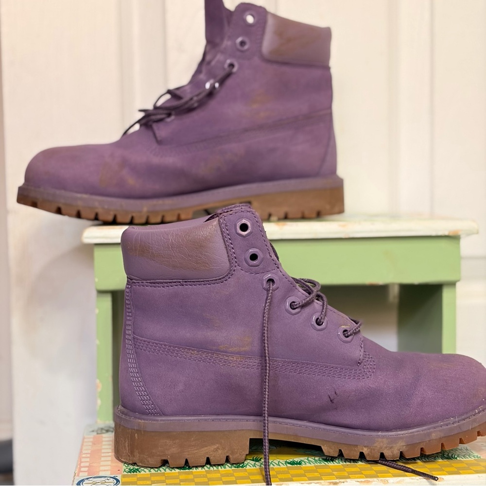 Timberland Purple Lace Up Women's Tim’s